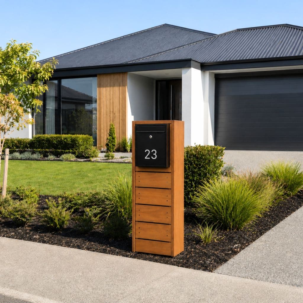 Timber Letterbox Insert Designer Wooden Letterboxes | Premium Mailbox Solutions